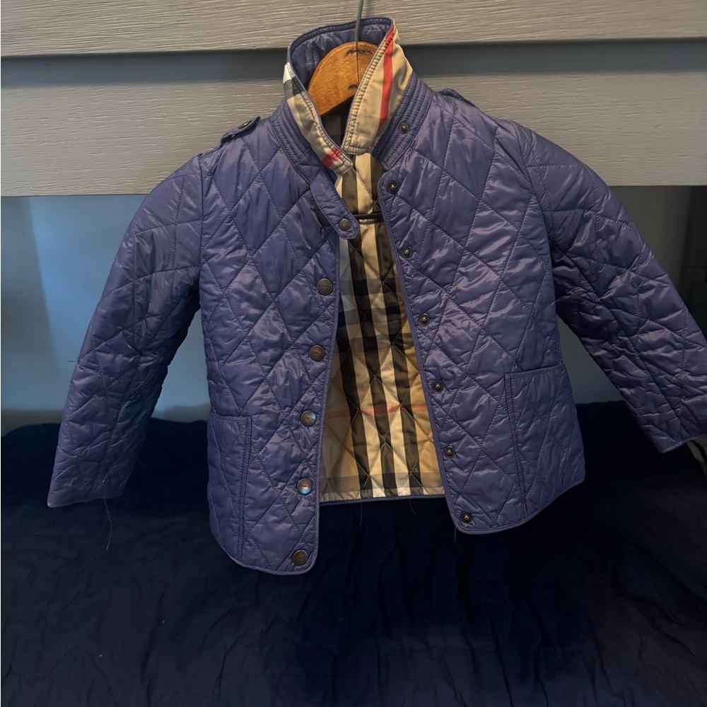 100% authentic girls burberry jacket size 4T